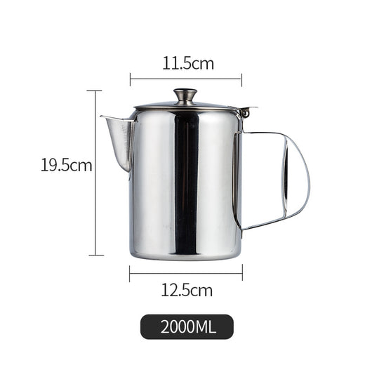 Tetera de Acero Inoxidable Estilo Hong Kong para Té y Café - Image 4