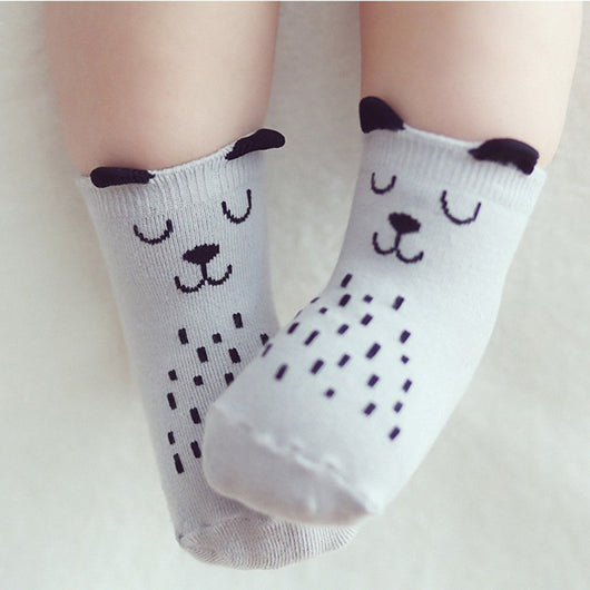 Calcetines Antideslizantes para Bebé - Diseño Asimétrico Primavera Otoño - Image 9