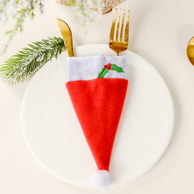 Set de Decoración Navideña: Sombrero y Tenedor Festivos - Image 14