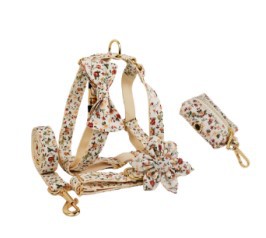 Conjunto de Collar Floral Blanco para Mascotas - Image 8