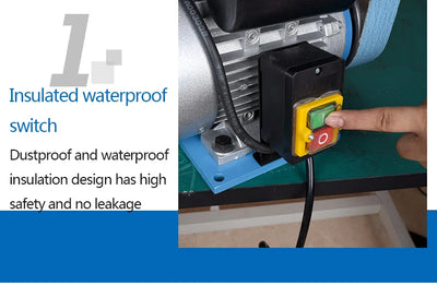 Lijadora de Banda Vertical Eléctrica para Afilado y Pulido Profesional - Image 16