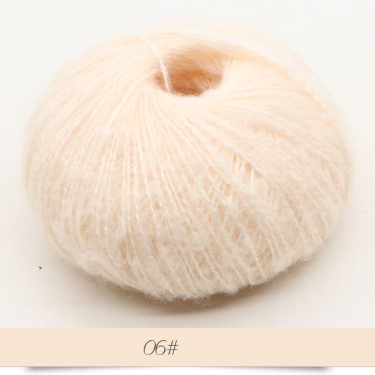 Suéter y chal de mohair para bebé con detalle de tejido - Image 15