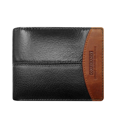 Billetera Corta de Cuero Genuino para Hombre con Múltiples Compartimentos - Image 4
