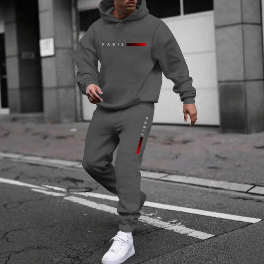 Conjunto Deportivo Impreso para Hombre - Sudadera y Pantalón Fashion - Image 3