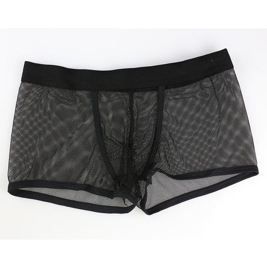 Bóxers Transparentes de Malla Cintura Baja para Hombre - Image 8