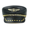 Sombrero de Cuero Unisex con Visera Plana - Estilo Moderno