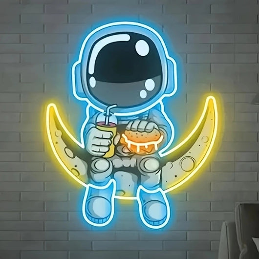 Lámpara de Pared Astronauta Neón LED - Image 14