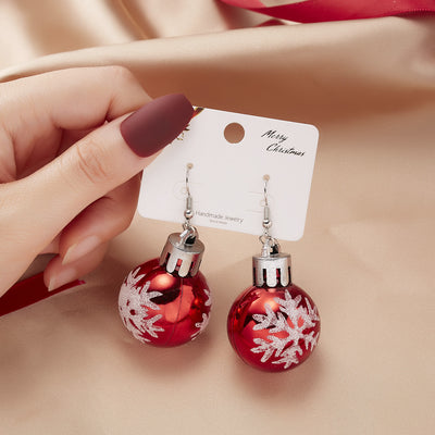 Aretes Navideños Copo de Nieve Brillante con Luz LED - Image 22