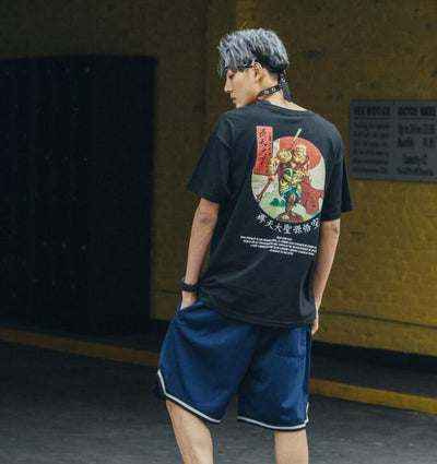 Camiseta Hip Hop Estampada de Manga Corta Unisex - Image 5
