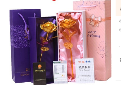 Rosa Dorada Eterna - Regalo Perfecto para San Valentín - Image 3