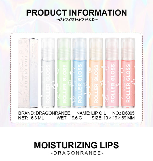 Brillo Labial Perlado Transparente con Brillantes - Efecto Espejo Luminoso - Image 12