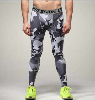 Pantalones de Compresión Camuflaje para Hombre - Leggings Deportivos Ajustados - Image 31