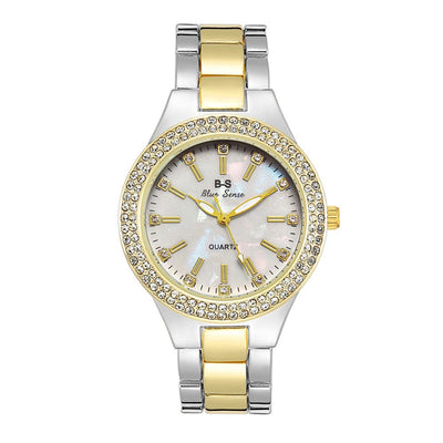 Conjunto de Reloj Pulsera para Mujer con Diamantes - Dos Piezas - Image 4