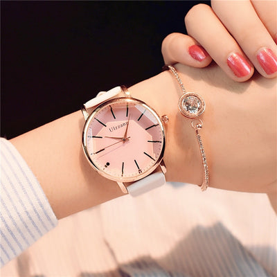 Reloj de Dama con Espejo Poligonal
