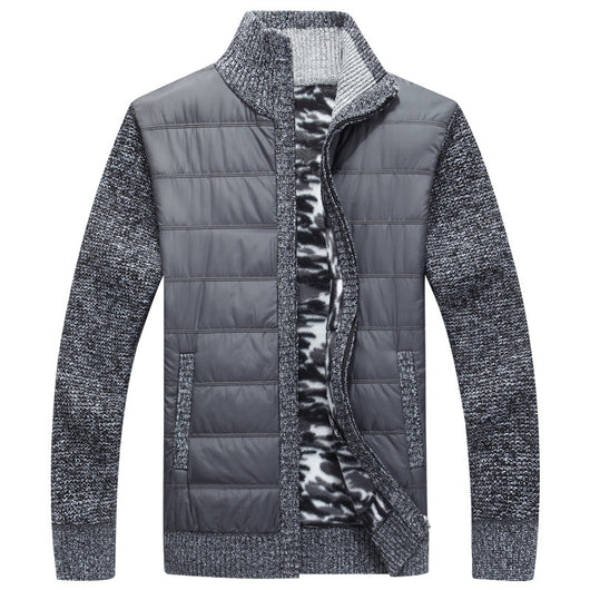 Cardigan de Lana Gruesa con Cierre y Cuello Alto - Image 16