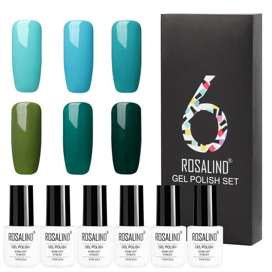 Set de 6 Esmaltes de Gel en Colores Sólidos - Caja Regalo Manicura Profesional - Image 11
