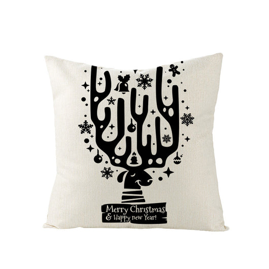 Funda de Almohada Navideña con Estampado Digital de Dibujos - Image 8