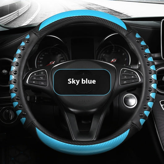 Funda de Volante de Cuero y Silicona para Todas las Estaciones - Image 10