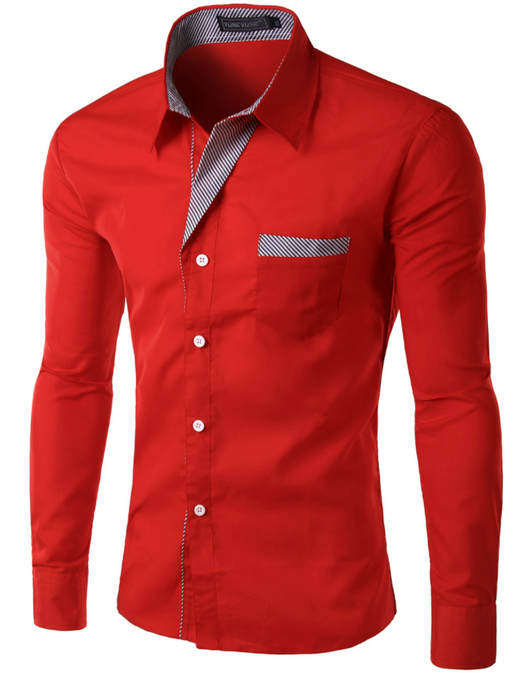 Camisa Manga Larga Clásica para Hombre - Estilo Europeo y Americano - Image 11