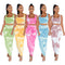 Chaleco Minifalda Tie-Dye Sensual