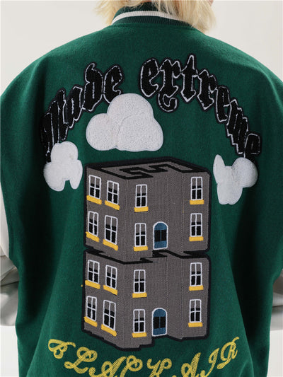 Chaqueta Deportiva Holgada con Bordado en Relieve y Puntadas - Image 12
