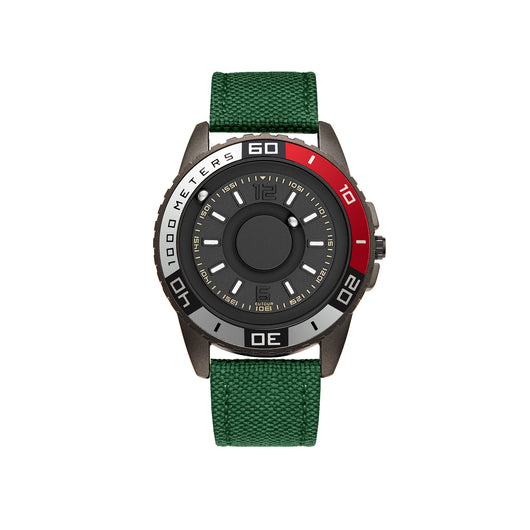 Reloj de Tecnología Magnética con Cuerpo Metálico Negro - Image 5