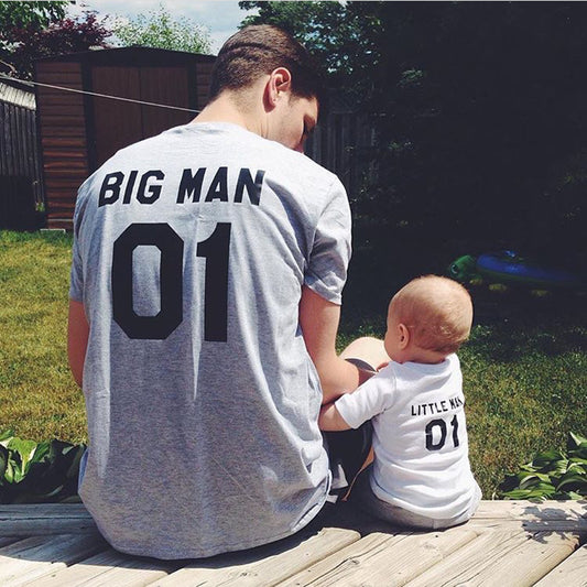 Playera de Algodón Padre e Hijo