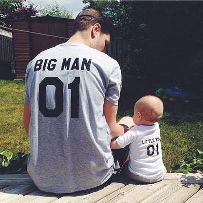 Playera de Algodón Padre e Hijo
