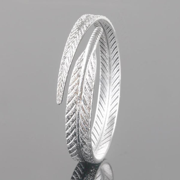 Pulsera Ajustable Pluma de Ángel