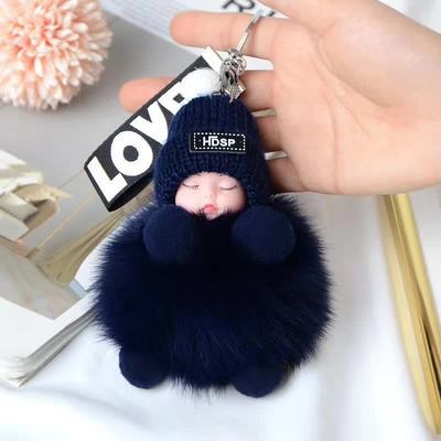 Llavero Colgante de Piel de Zorro - Accesorio Elegante para Mochila y Bolso - Image 15