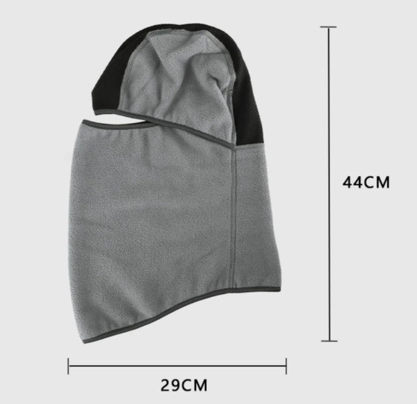 Gorro Térmico de Esquí con Forro Polar - Protección Contra Viento y Frío Extremo