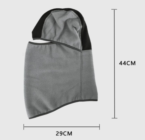 Touca Térmica de Esqui com Forro Polar - Proteção Contra Vento e Frio Extremo