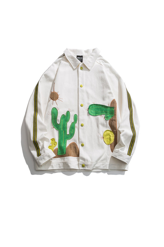 Chaqueta Patchwork Unisex - Uniforme de Béisbol para Parejas Otoño - Image 8