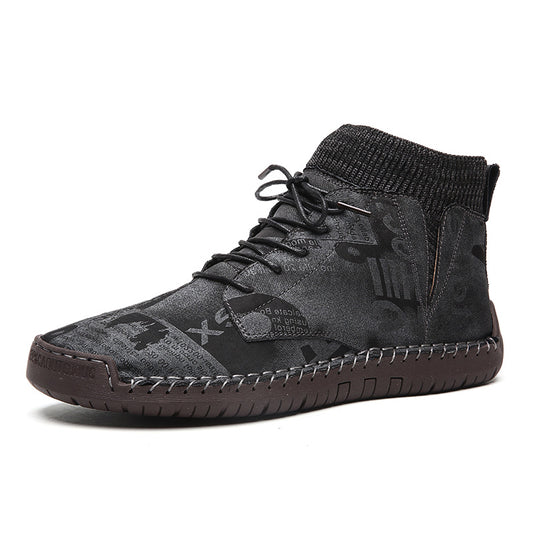 Botas Grandes Camuflaje para Hombre - Estilo Moderno y Versátil