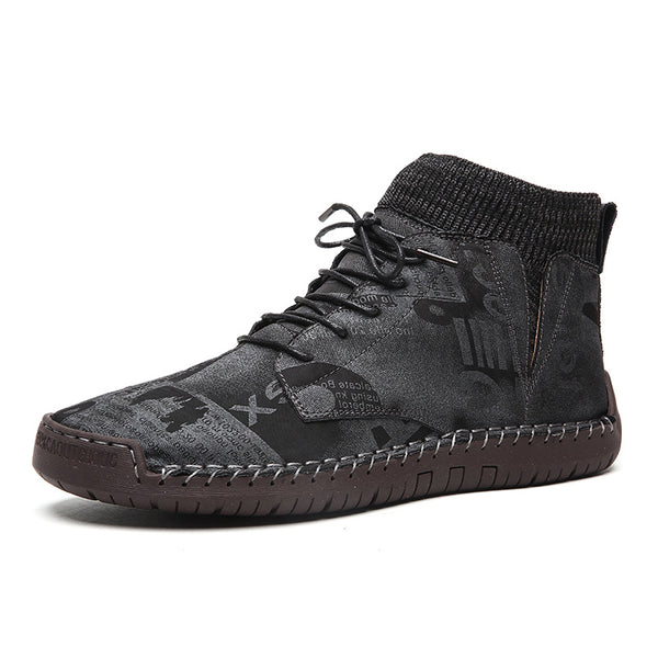 Botas Grandes Camuflaje para Hombre - Estilo Moderno y Versátil