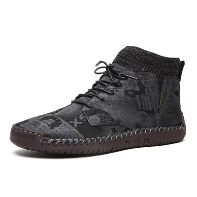 Botas Grandes Camuflaje para Hombre - Estilo Moderno y Versátil