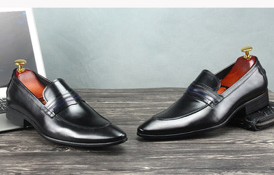 Zapatos de Cuero para Hombre Mocasines Elegantes - Image 18