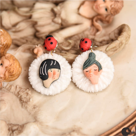Aretes Otoñales Infantiles Encantadores para Invierno - Image 2