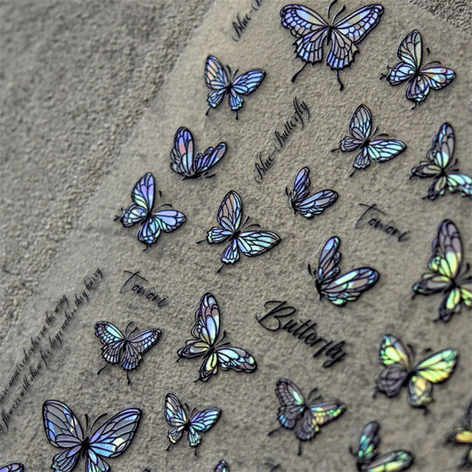 Stickers de Uñas 5D con Mariposas en Relieve - Adhesivos Impermeables y Duraderos - Image 15