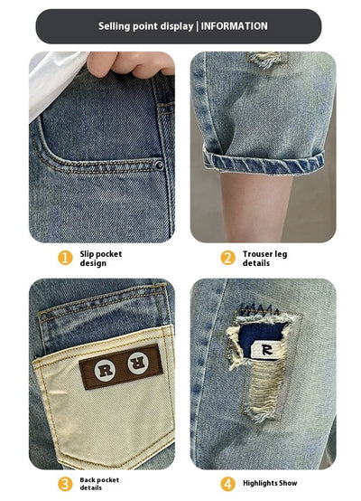 Shorts de Mezclilla Ligera para Niño - Comodidad Estival - Image 7