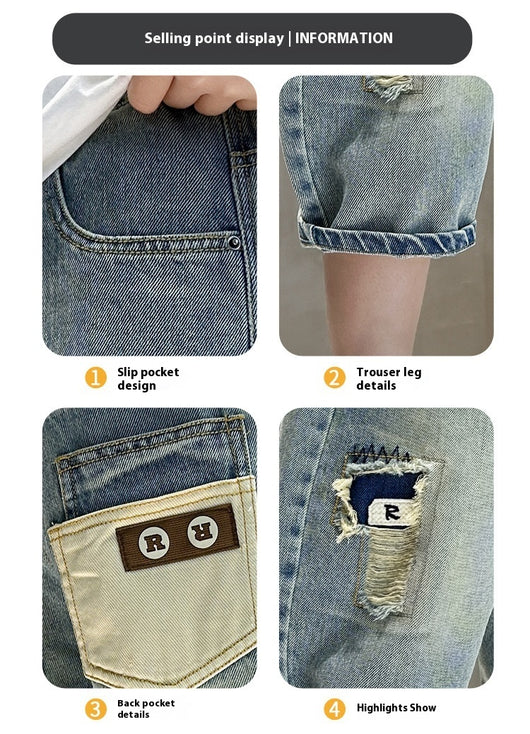 Shorts de Mezclilla Ligera para Niño - Comodidad Estival - Image 7