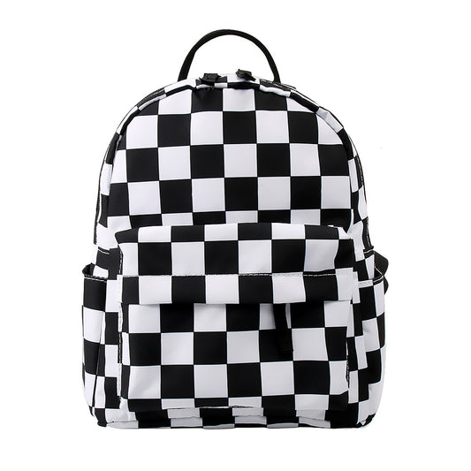 Mochila Cuadrille Clásica Negro y Blanco para Mujer