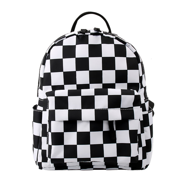 Mochila Cuadrille Clásica Negro y Blanco para Mujer