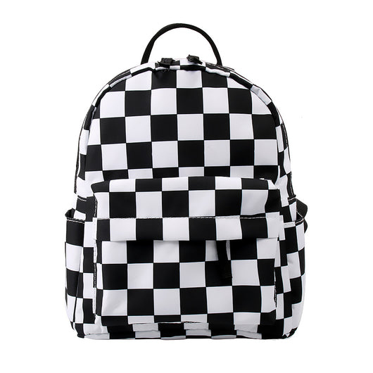 Mochila Cuadrille Clásica Negro y Blanco para Mujer