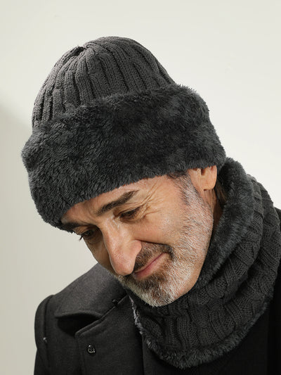Gorro de Lana Gruesa para Hombre - Tejido Cálido y Resistente - Image 4