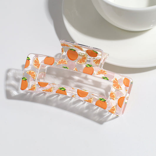 Pinza para el Cabello con Frutas | Transparente y Versátil para Recogidos - Image 12