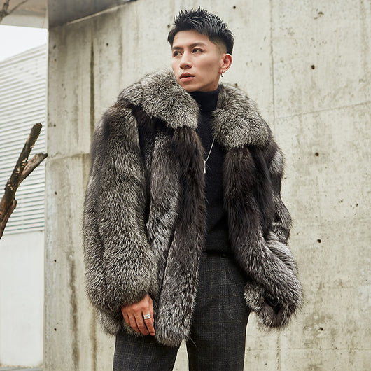 Abrigo de Invierno para Hombre con Detalles de Piel - Estilo Personalidad - Image 8