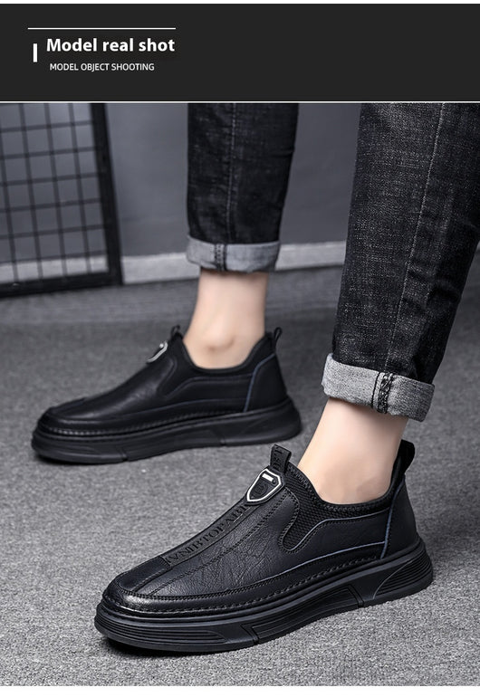 Zapatos Casuales de Hombre Lisos - Cómodos para Uso Diario - Image 27