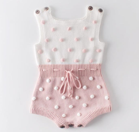 Mono de Gateo Tejido en Algodón con Diseño Siamés para Bebé - Image 12