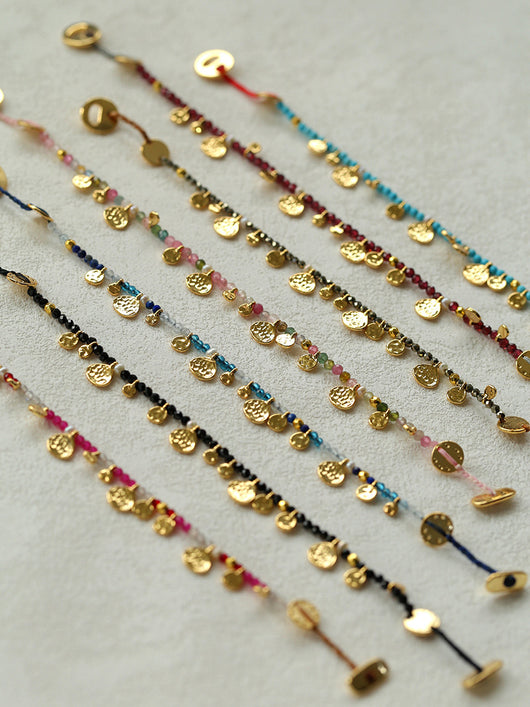 Pulsera de Piedra Natural Tejida a Mano para Mujer - Image 32